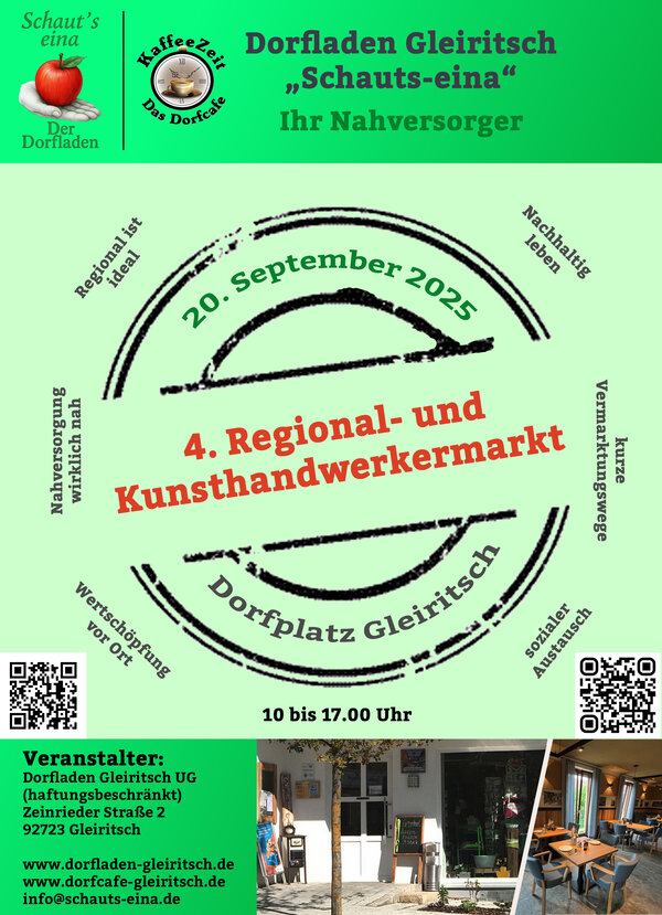 Flyer 4. Regional- und Kunsthandwerkermarkt