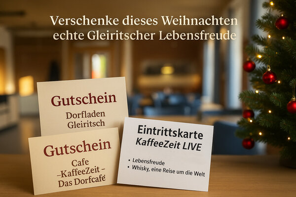 Bild vergr&ouml;&szlig;ern: Geschenkgutscheine zu Weihnachten