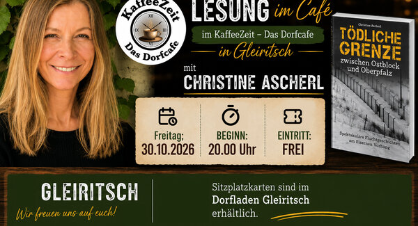 Bild vergr&ouml;&szlig;ern: Lesung Tödliche Grenze zwischen Ostblock und Oberpfalz